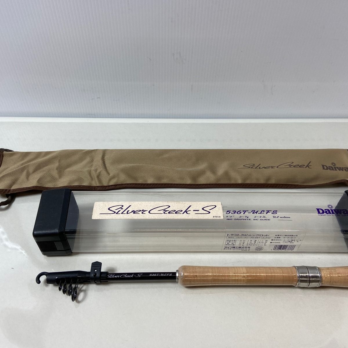 【美品】ダイワ ルアーロッド　シルバークリークS 536T-ULFS Amazon.co.jp: Daiwa ダイワ Silver Creek シルバークリークS