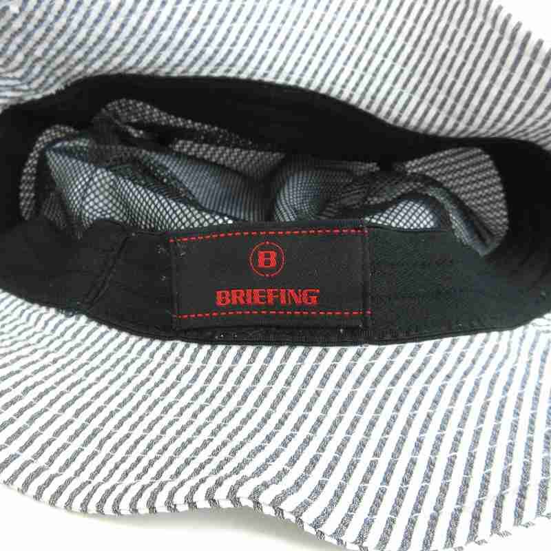 ブリーフィング BRIEFING ゴルフ GOLF 美品 MS SEERSUCKER HAT