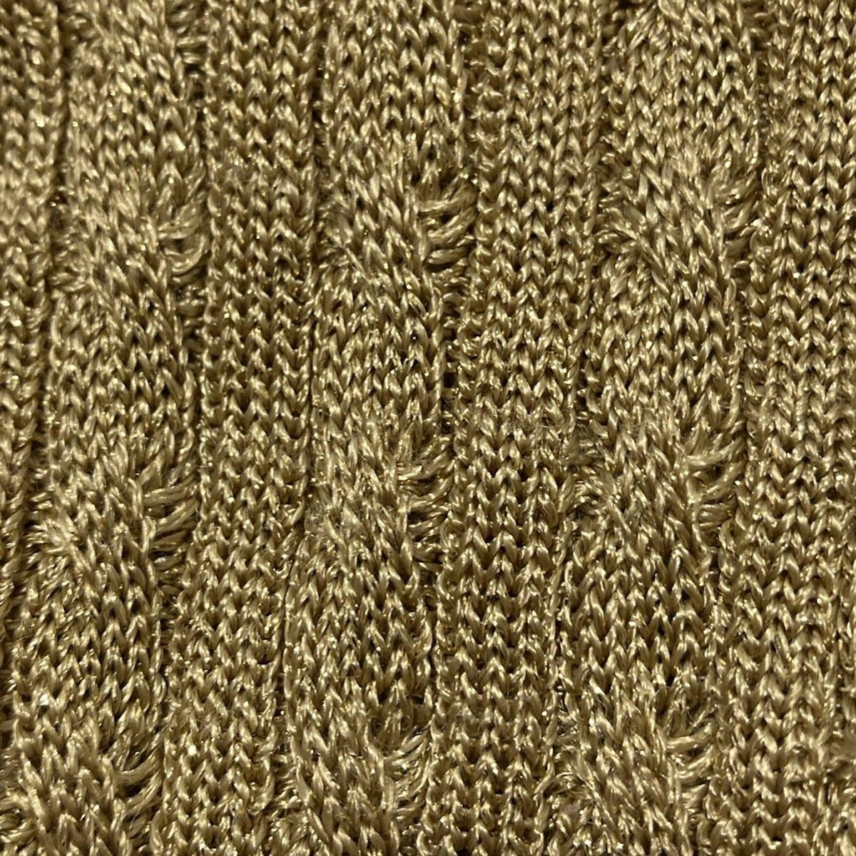 ゴールド×黒 ニット