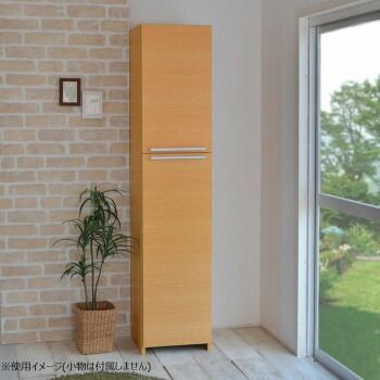 日本製組立家具 掃除機収納庫 CO-NC-1840T ナチュラル