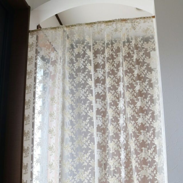 カフェカーテン ロング丈