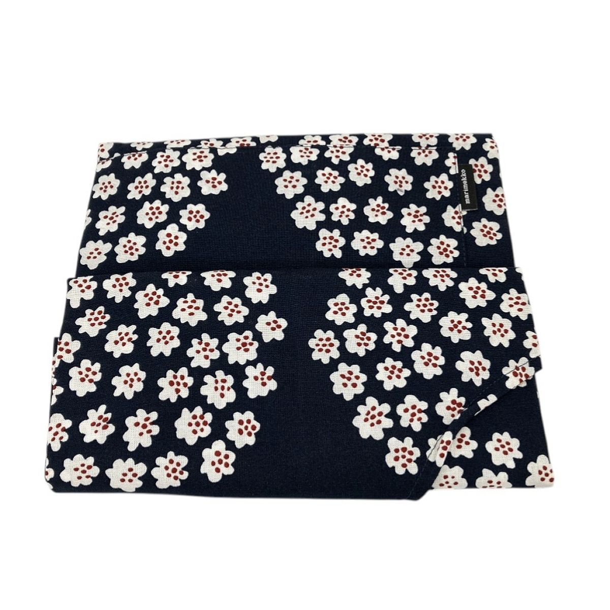 新品　マリメッコ　ムスタタンマ　エプロン marimekko マリメッコ ムスタタンマ 馬 エプロン グリーン 北欧