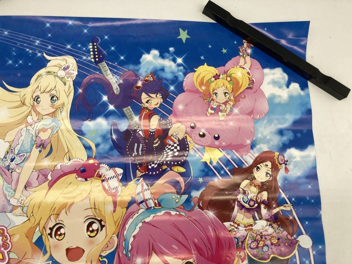 激 劇場版アイカツスターズ 全員直筆サイン入り B2 ポスター お渡し会 販促 告知 アニメ 映画 当時物