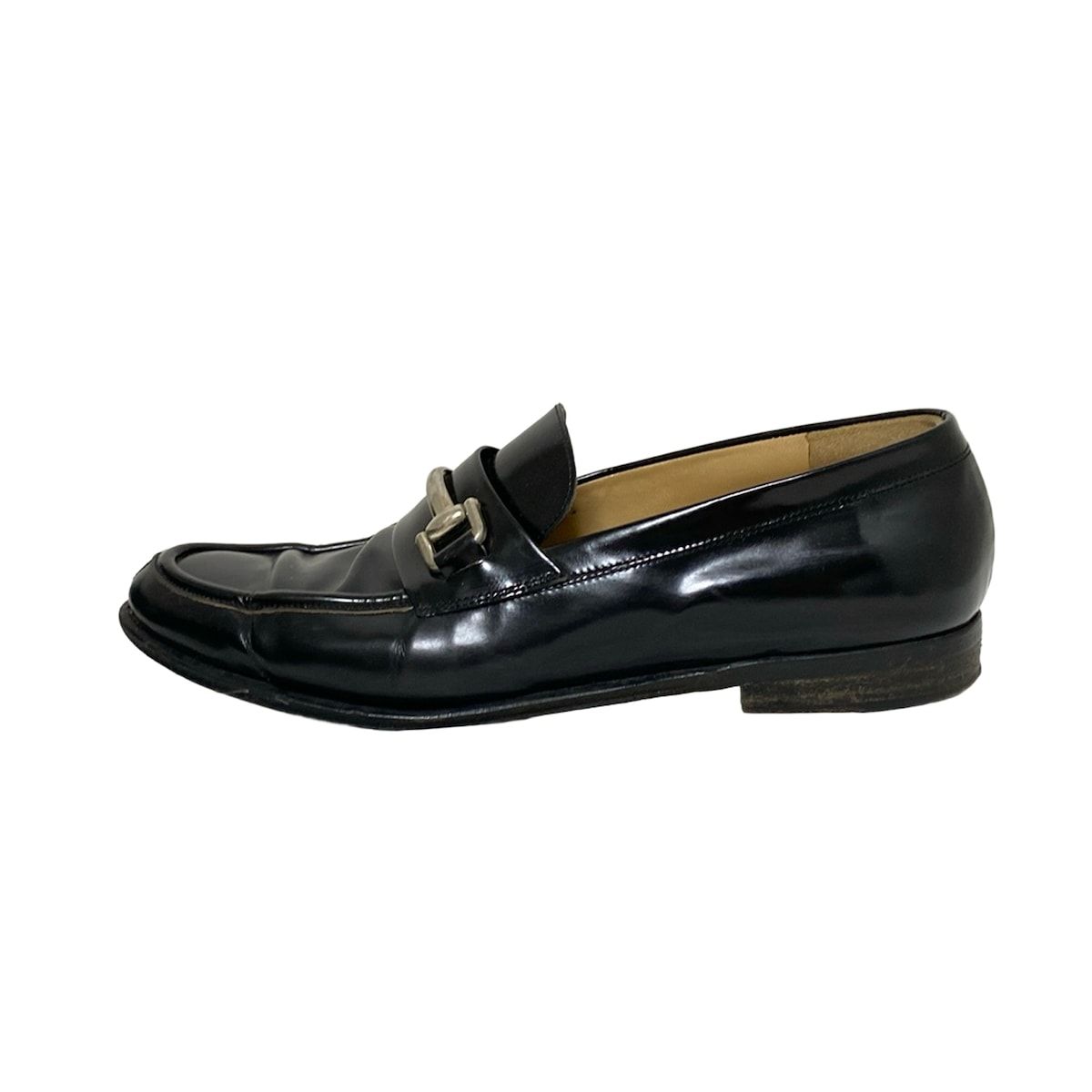 GUCCI(グッチ) ローファー 36 1/2 C レディース - 黒 レザー - メルカリ