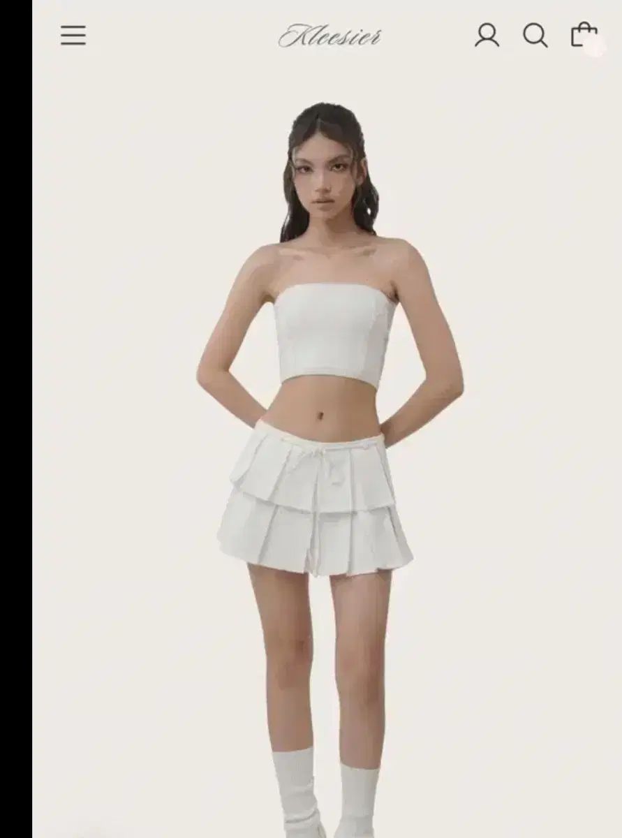 クライシエ ホイップ クリーム スカート whipping cream skirt