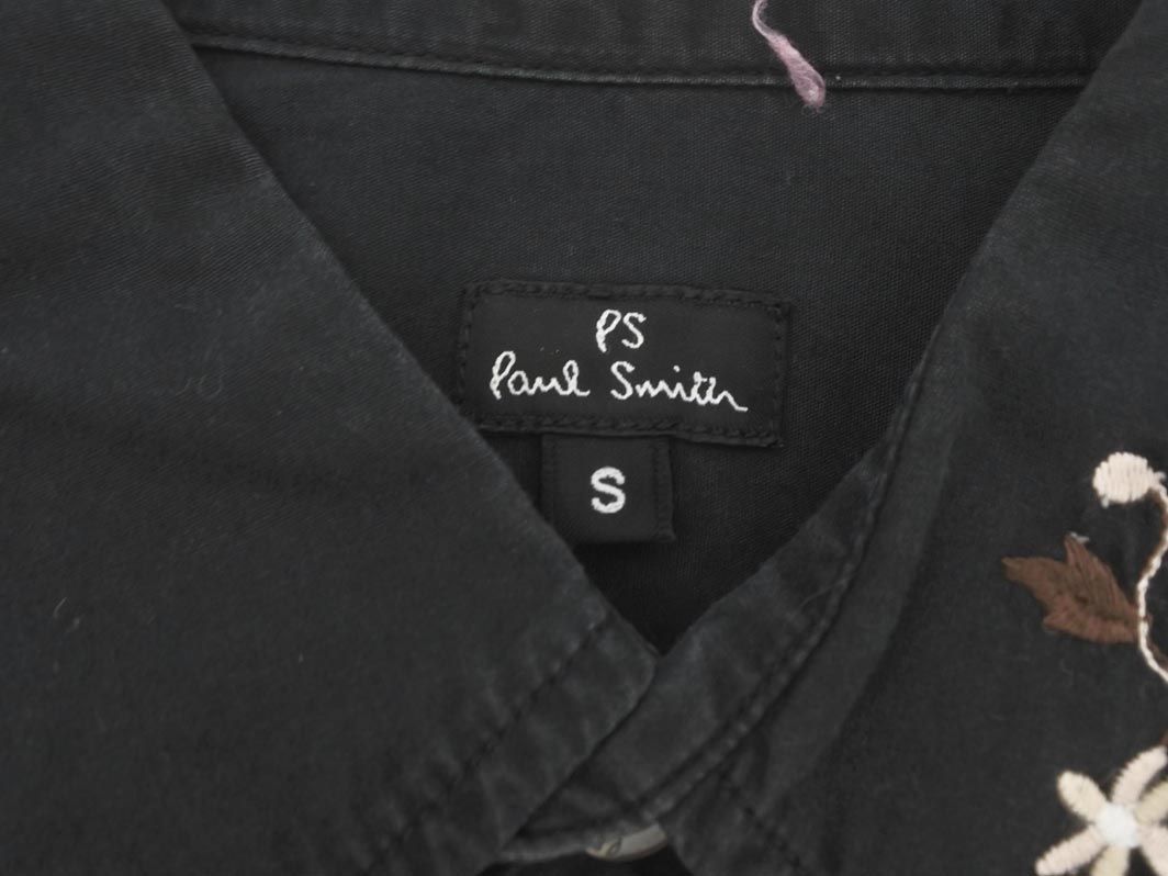 予約済【未使用】Paul Smith BLACK LABEL 半袖シャツ 花柄 Paul Smith【まるで絵画を纏う】アロハシャツ 半袖シャツ 開襟