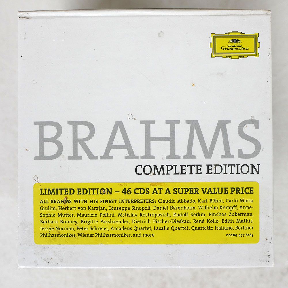ヨーロッパ盤 ヴァーツラフノイマン|SMTLICHE WERKE COMPLETE WORKS|DG 2894778183 CD