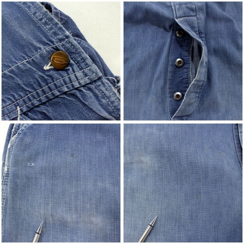 Carhartt デニムオーバーオール　60's〜70's　セパポケ　希少 Carhartt デニムオーバーオール 60´s〜70´s セパポケ 希少