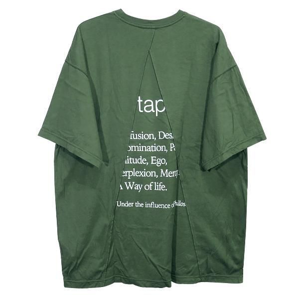 WTAPS ダブルタップス 23SS INGREDIENT/SS/COTTON 231ATDT-CSM29 イングリディエント ショートスリーブ Tシャツ オリーブドラブ 半袖 カットソー