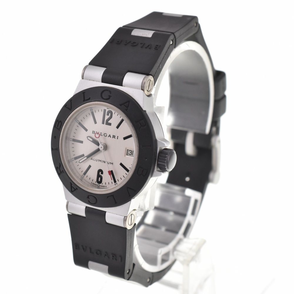 ブルガリ BVLGARI AL29TA アルミニウム デイト クォーツ レディース