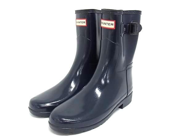 □極美品□ HUNTER ハンター ラバー レインブーツ 長靴 表記サイズ US6