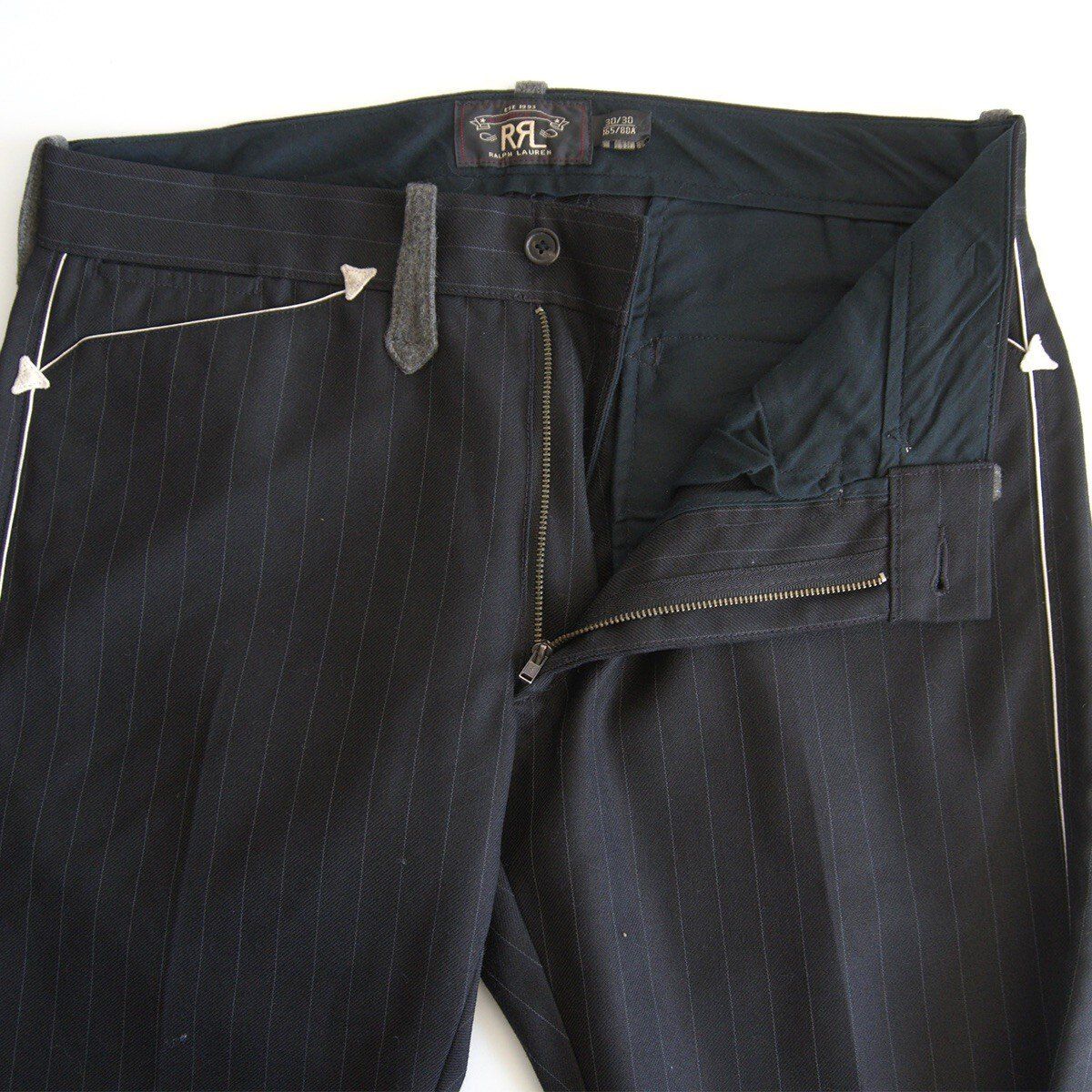 名作】RRL【STRIPE WESTERN TROUSER】30×30 ストライプ ウエスタン