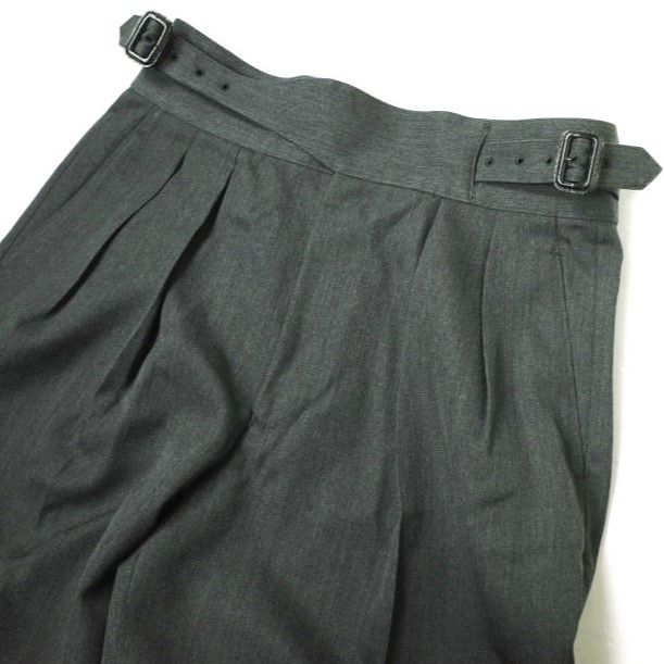 THE RERACS ザ リラクス 21AW 日本製 GURKHA SLACKS 2タック グルカスラックス 21FW-REPT-122-2-J 48  チャコールグレー パンツ ワイド ボトムス mc68656 - メルカリ