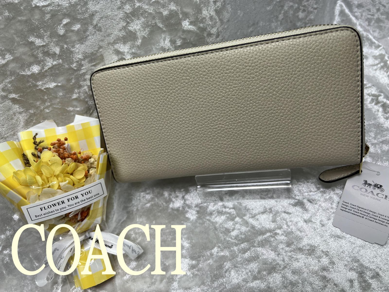 COACH 財布 コーチ 長財布 アコーディオン ジップ リジェネラティブ 