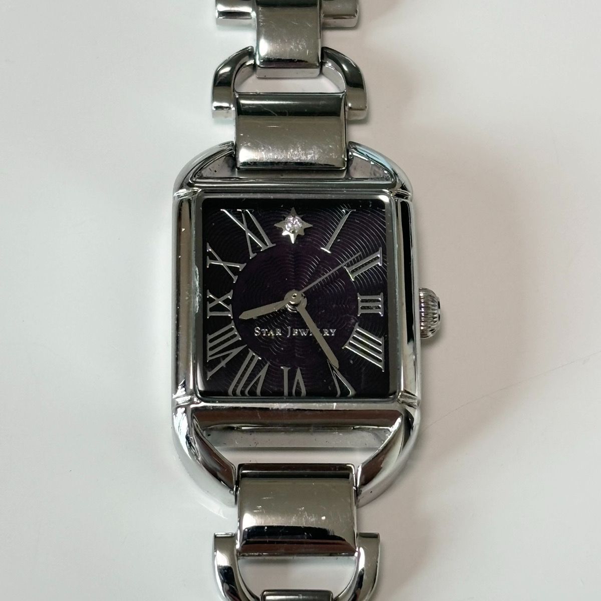 STAR JEWELRY スタージュエリー SQUARE ECO WATCH ソーラーウォッチ