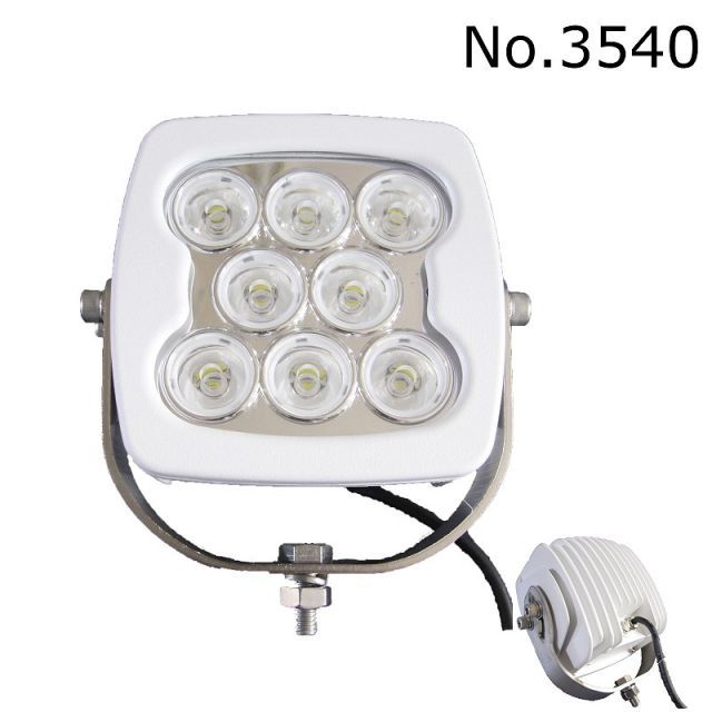 船舶向け 80W LED サーチライト DC12V 24V兼用 船 ライト 漁師 9500ルーメン サーチライト 船舶用 業務用 DC12V DC24V IP65