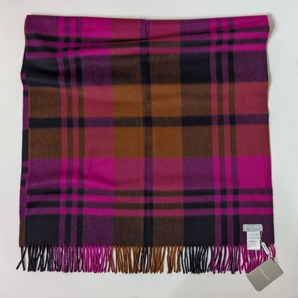 極美品 ジョシュアエリス カシミヤ100％ 大判ストール ブラウン 国内正規品 国内正規品】Joshua Ellis ジョシュアエリス カシミヤ 大判