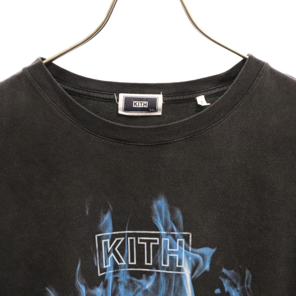 KITH butane vintage tee FLAME キス Tシャツ L KITH (キス) BUTANE VINTAGE TEE FLAME ヴィンテージ フレイム