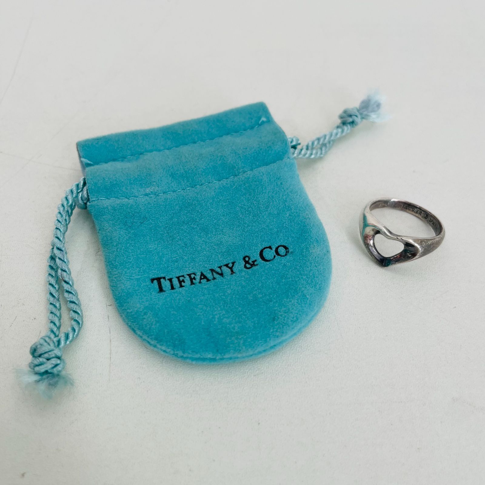 【ティファニー★ハートリング】11号　エルサペレッティ TIFFANY&Co. 11号 ティファニー リング・指輪 オープンハート