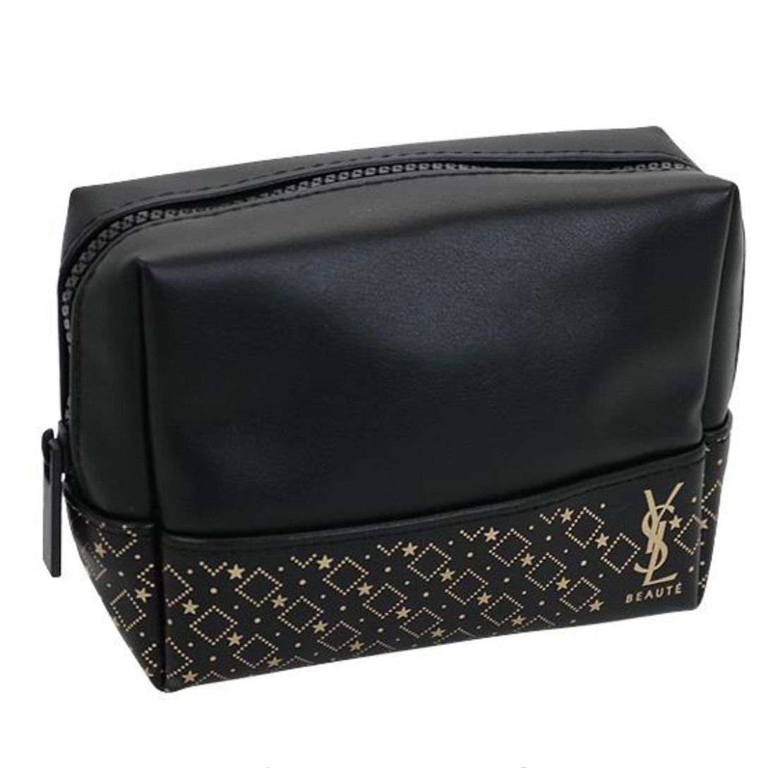 YSL／ゴールドロゴコスメポーチ ノベルティ イヴ・サンローラン