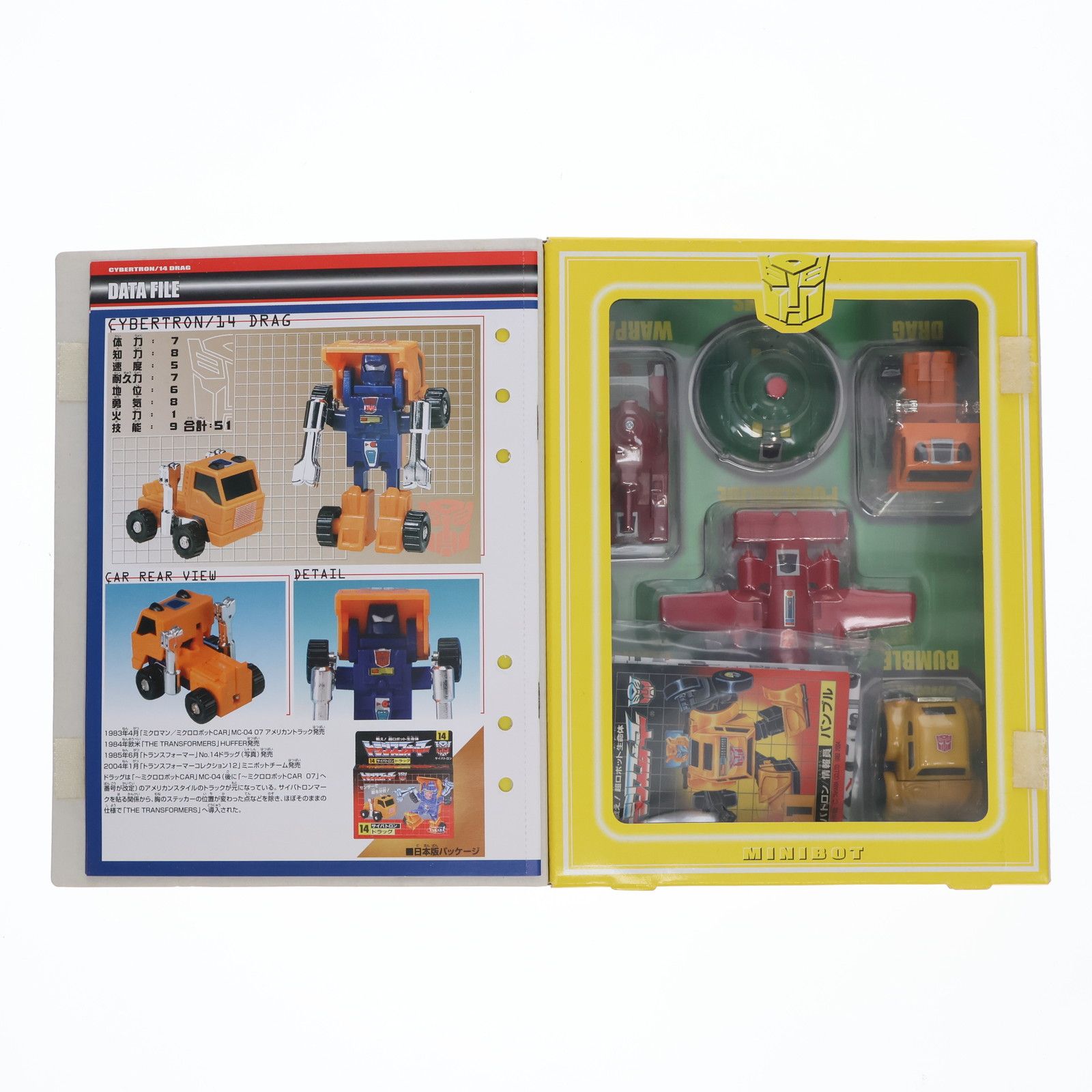 【新品未開封】トランスフォーマーコレクション12 サイバトロンミニボットチーム トランスフォーマー コレクション No.12 サイバトロン