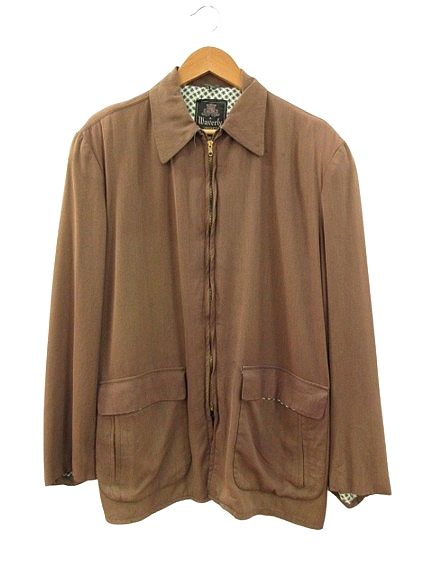 ヴィンテージ VINTAGE WAVERLY 50s ギャバジャン ギャバジンジャケット アジャスターベルト ブラウン