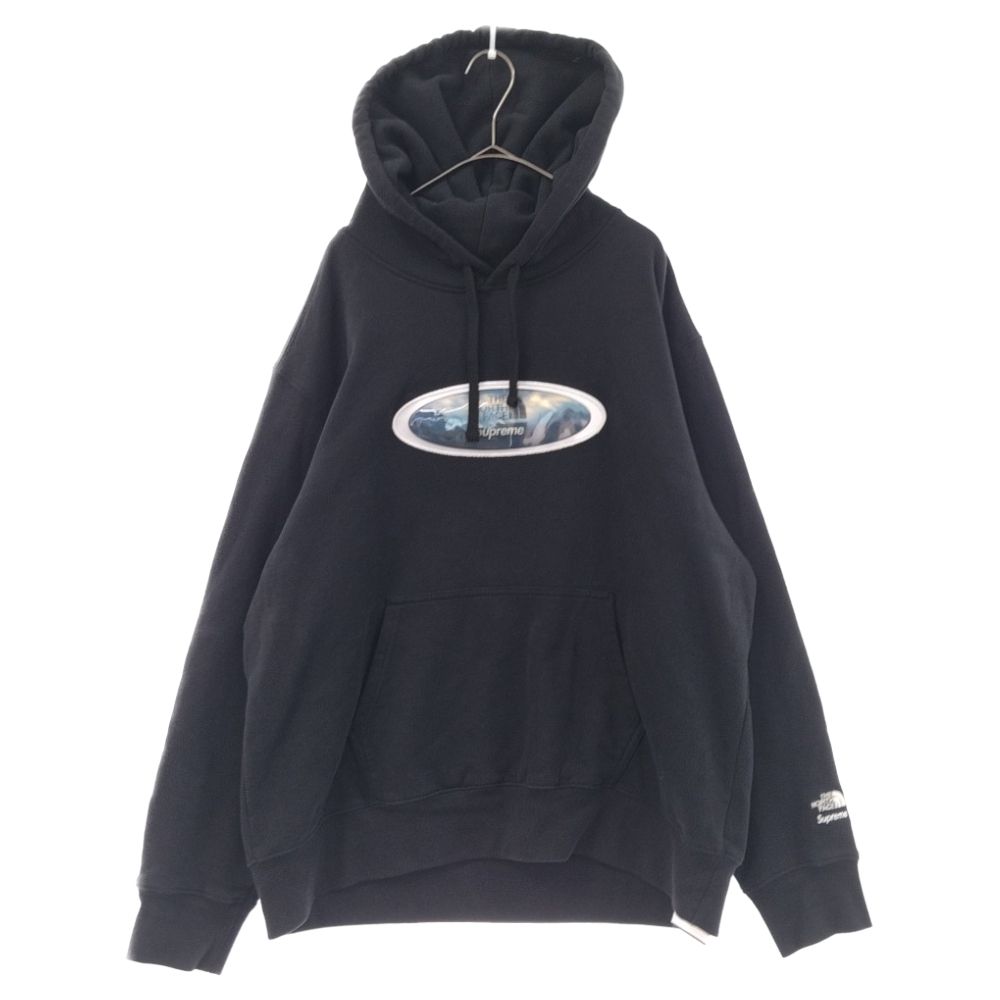 SUPREME (シュプリーム) 21AW×ザノースフェイス THE NORTH FACE レンチキュラー マウンテンズ スウェット プルオーバー  パーカー NT52100I - メルカリ