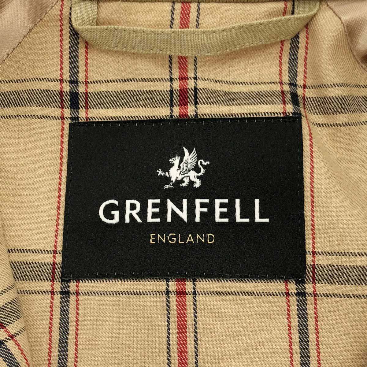 GRENFELL グレンフェル ハリントンジャケット ベージュ 34 - メルカリ