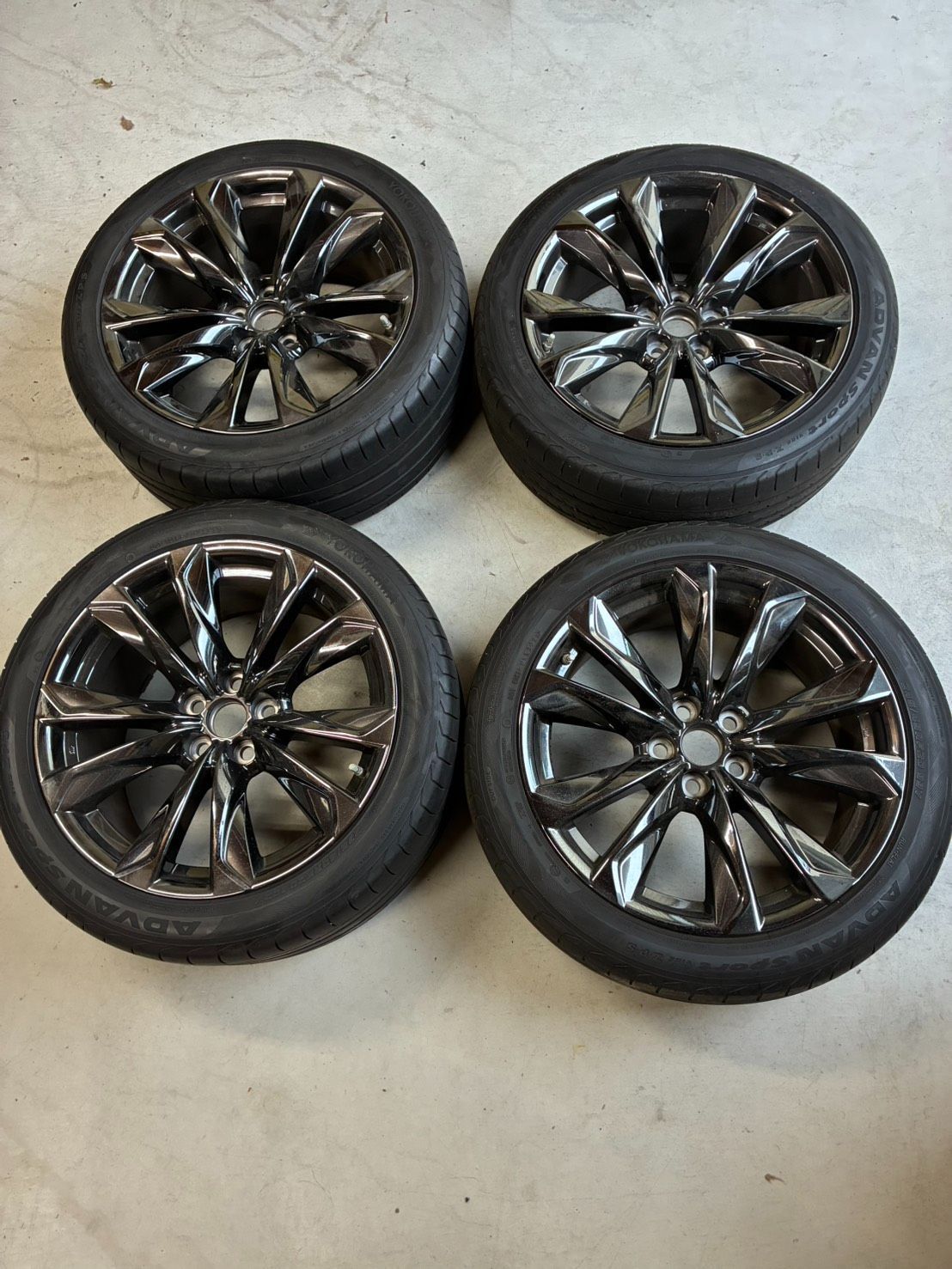 レクサス LS 純正 Fスポーツ 20インチアルミホイール 4本セット 純正ナット付