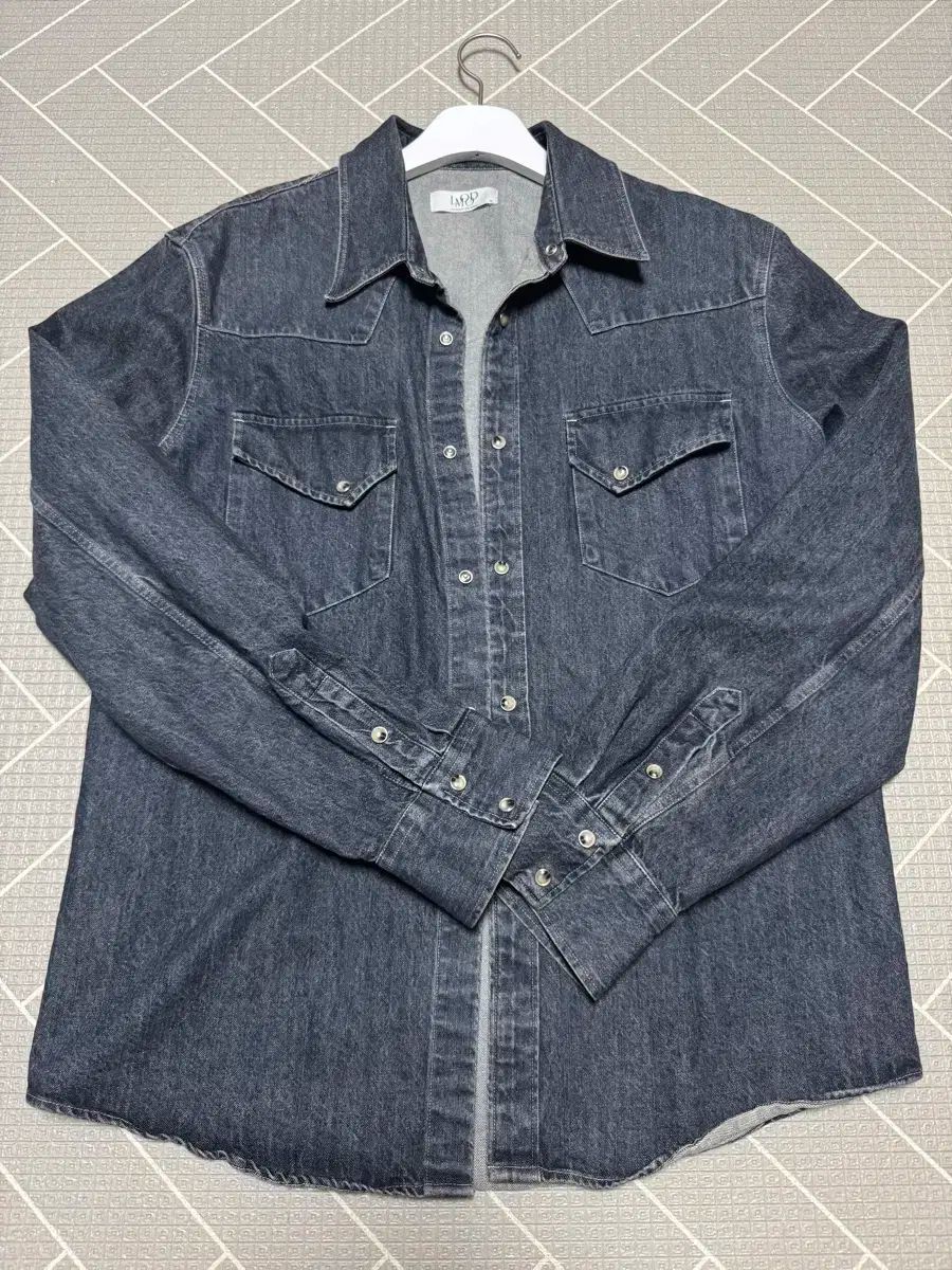 LMOOD エルムード バッド ガイ デニム ウエストン シャツ ダークブルー 46