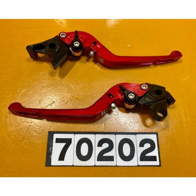 70202 ? ? HONDA ホンダ VFR800F CB1100 CB1300 U-NAKAYA UK ユーナカヤ レバー 左右 赤 黒