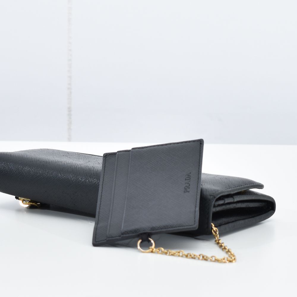中古USED PRADA レディース 長財布 サフィアーノ 1MH132 1465650 中古USED PRADA レディース 長財布 サフィアーノ 1MH132 1465650