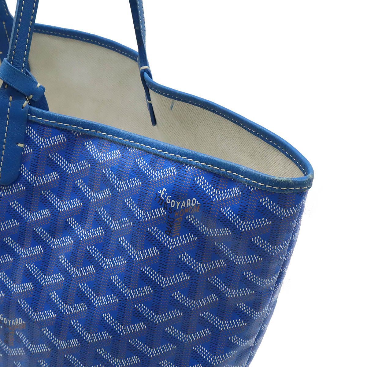 GOYARD ゴヤール サンルイPM トートバッグ ハンド ロゴ ショルダー 青 楽天市場】【バッグ】GOYARD ゴヤール サンルイPM トートバッグ