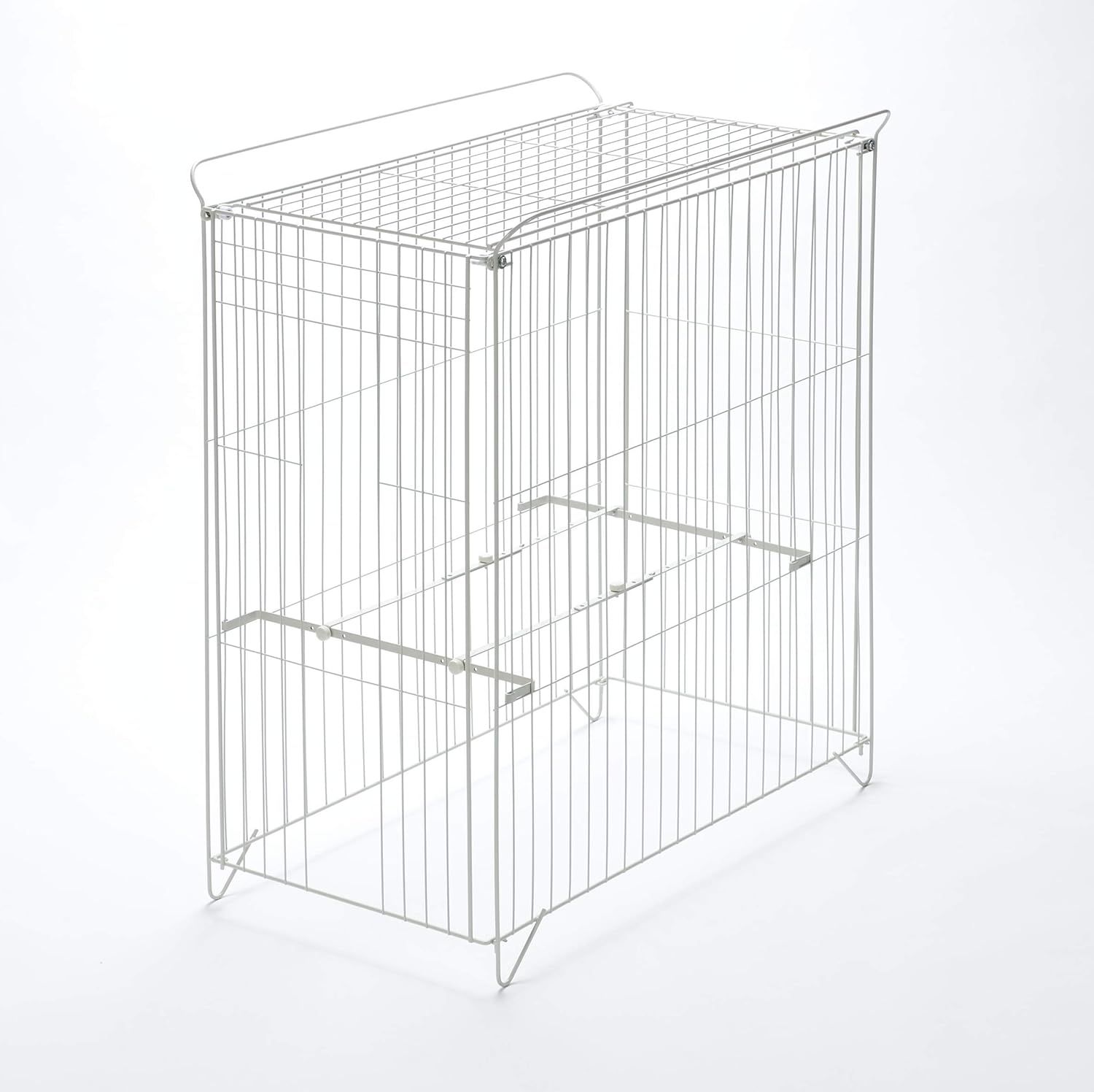 【極美品】tグリーンライフ(GREEN LIFE) オイルヒータ専用ガード 幅44x奥行72x高さ81.5cm タオルハンガー付き