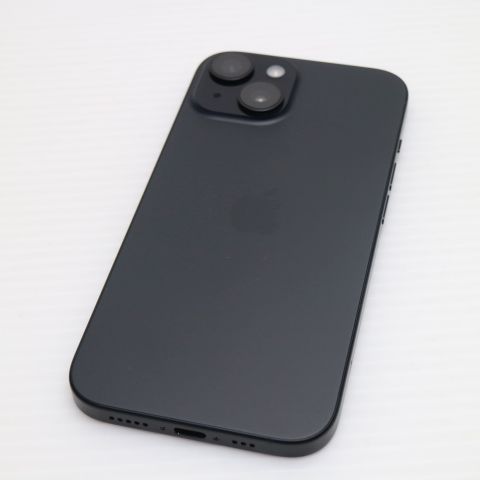 新品同様 SIMフリー iPhone15 128GB ブラック スマホ Apple 即日