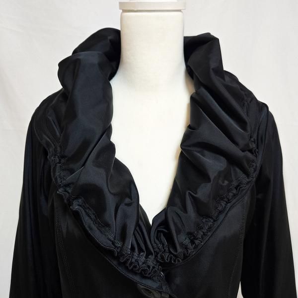 anc エイココンドウ EIKO KONDO ジャケット 42 黒 フレア ペプラム風 2