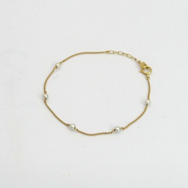 K18 ベビー パール ブレスレット TASAKI タサキ K18ベビーパールブレスレット 3.2g : 鴫原質店