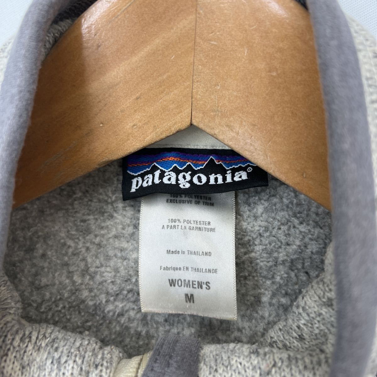 patagonia ☆ ベターセーター フリース ジャケット 肩ジップ◎ グレー レディース M 定番 登山 アウトドア キャンプ パタゴニア■EA188 patagonia ☆ ベターセーター フリース ジャケット 肩ジップ◎ グレー