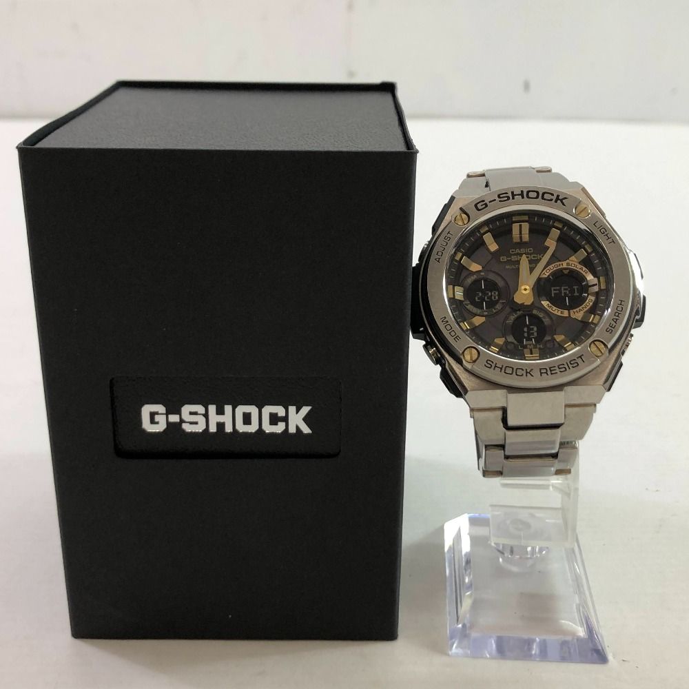 G SHOCK GST W110D ブラック&ゴールド GST-W110D-1AJF | CASIO