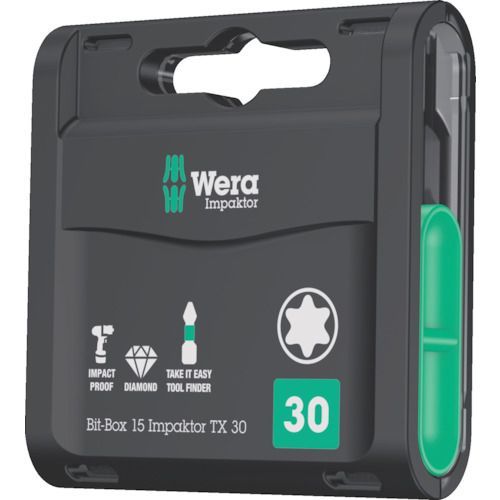 Ｗｅｒａ ８６７ １ インパクター ダイヤモンドビットボックスセット Ｔ３０ １
