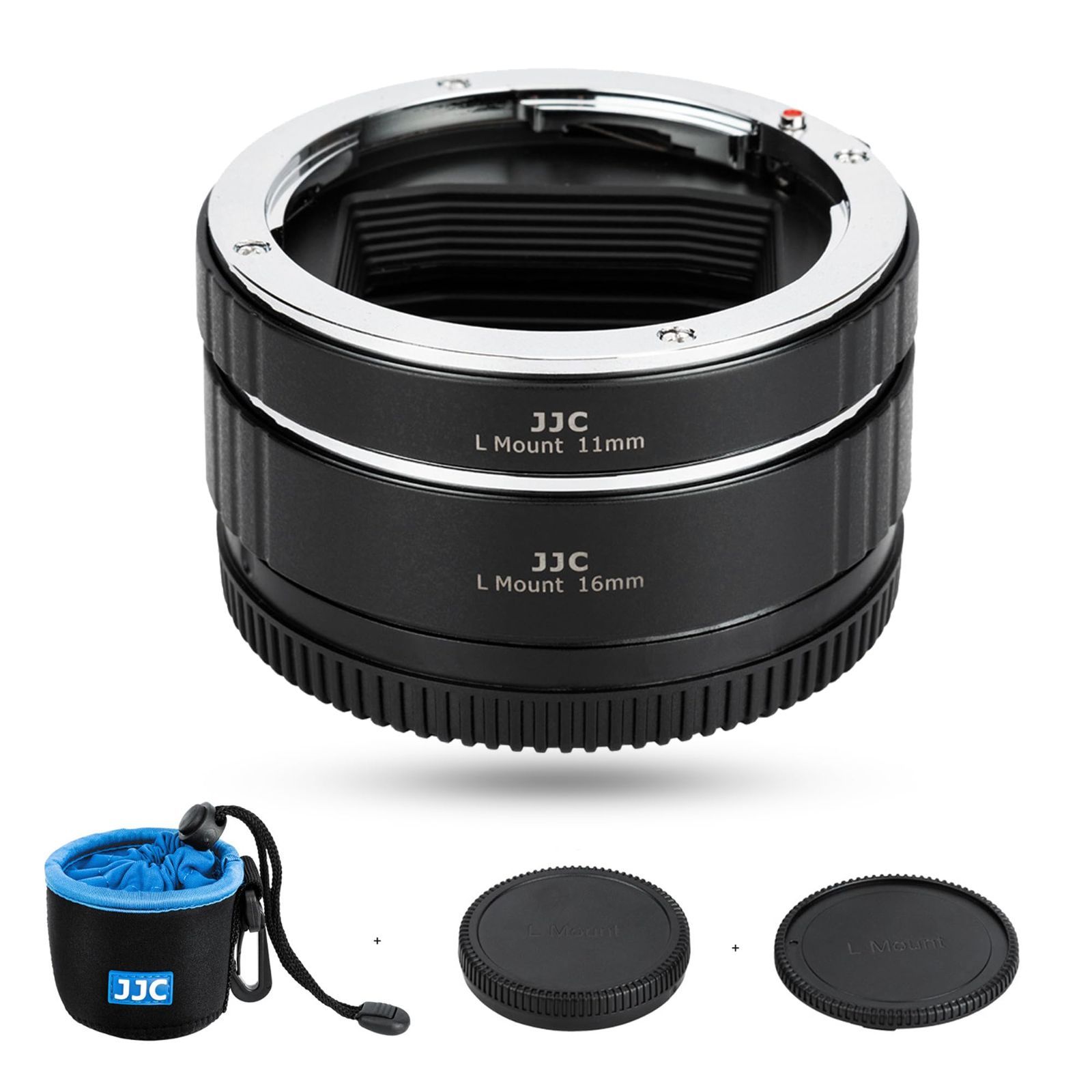 JJC 接写リング デジタル接写リングセット エクステンションチューブ Panasonic Sigma Leica L マウント用 11mm 16mmセット Panasonic S9 S5II S5IIX BS1H S5 S1H S1 S1R Sigma