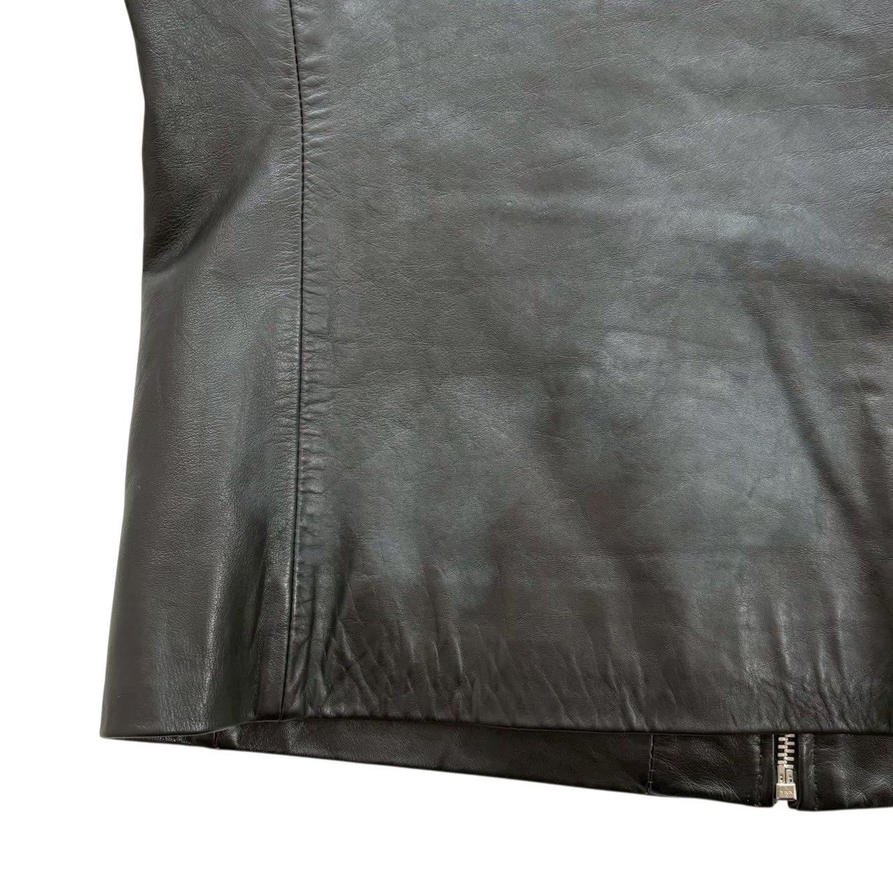 GAP ギャップ レザージャケット 黒 シングルライダー アウター 上着 