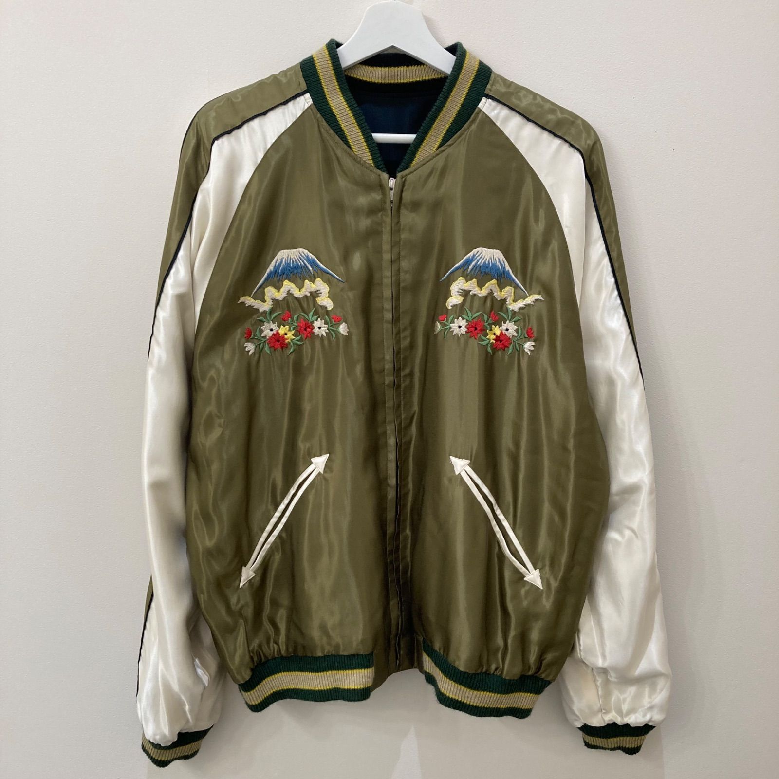 TAILOR TOYO テーラー東洋 ROARING TIGER × JAPAN MAP スカジャン