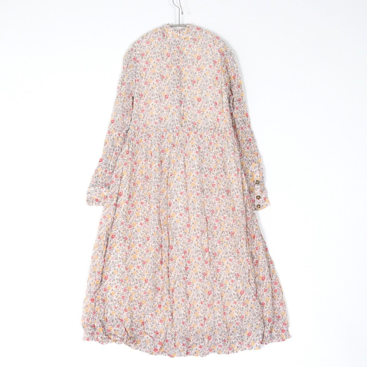 Ganni ガニー 32 XXS レディース ワンピース 小花柄 シフォン生地 