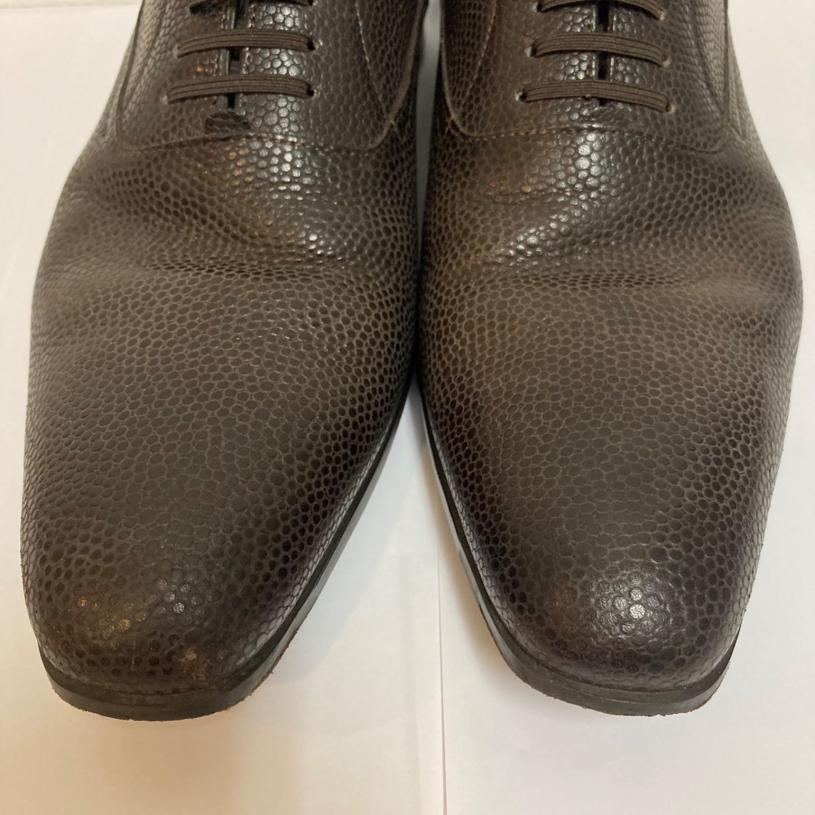 Santoni サントーニ 革靴 ビジネスシューズ ダークブラウン 【サイズ