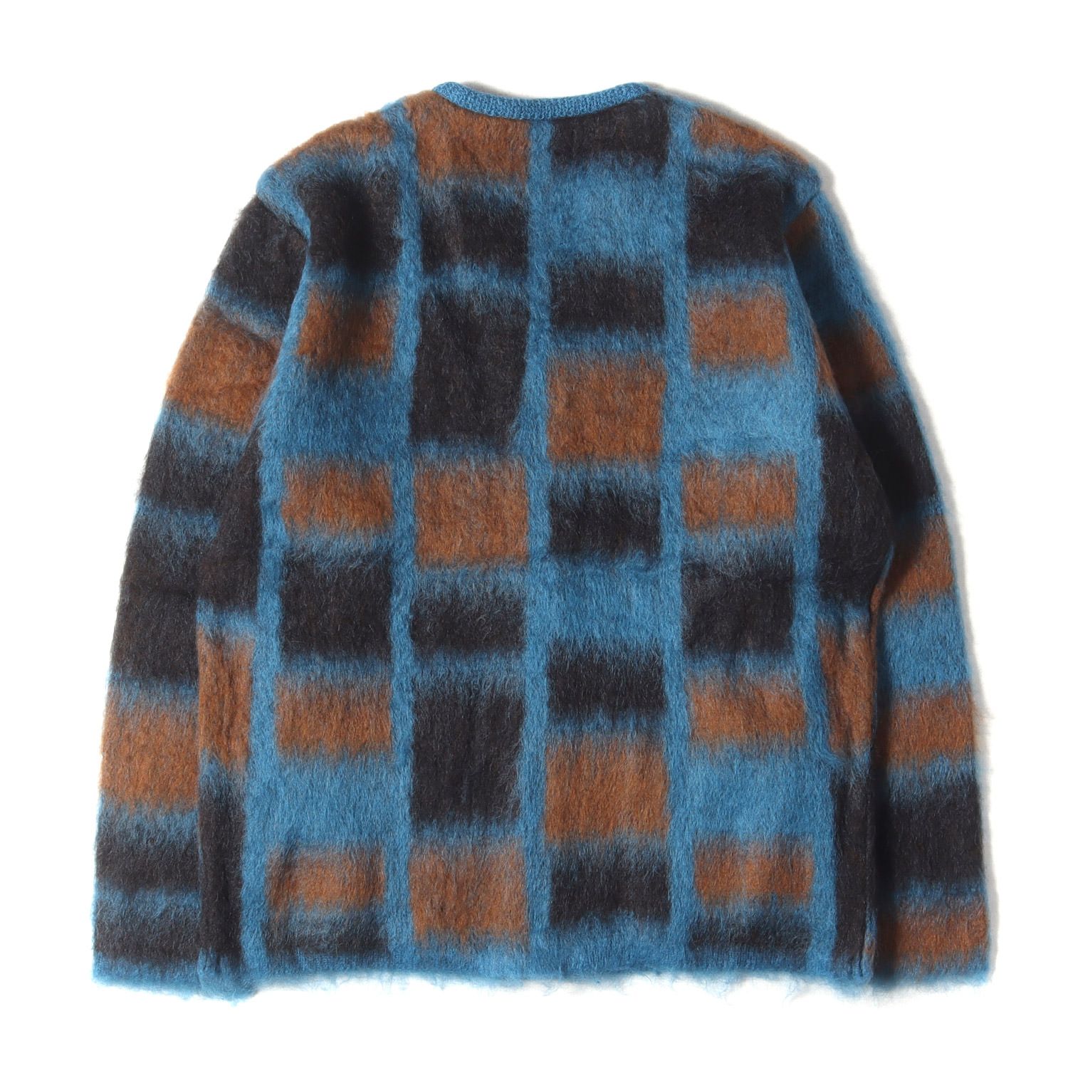 TENDERLOINテンダーロイン　モヘアカーディガン　Sサイズ 新品 TENDERLOIN テンダーロイン カーディガン サイズ:S チェック