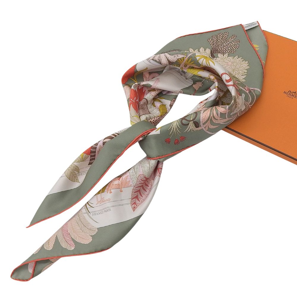 箱付未使用 エルメス HERMES 2024ss プレシャスパラダイス カレ90