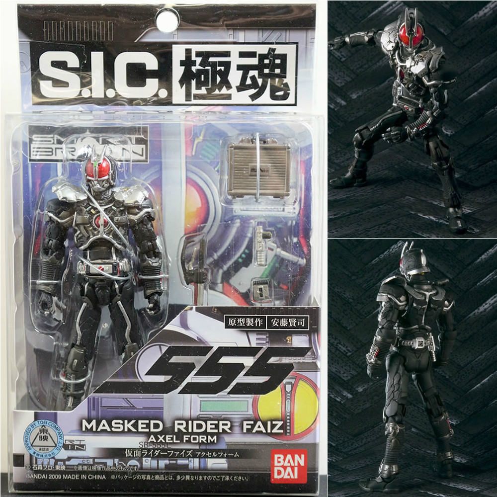 S.I.C. 極魂 仮面ライダーファイズ アクセルフォーム 仮面ライダー555 完成品 可動フィギュア バンダイ - メルカリ