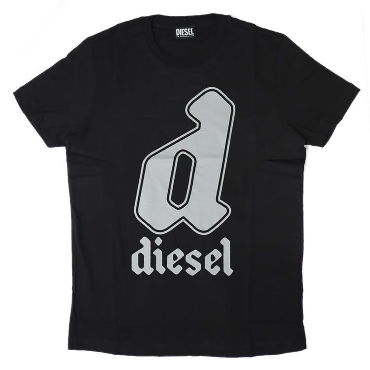 ディーゼル DIESEL Tシャツ メンズ 半袖 クルーネック 丸首 ロゴ