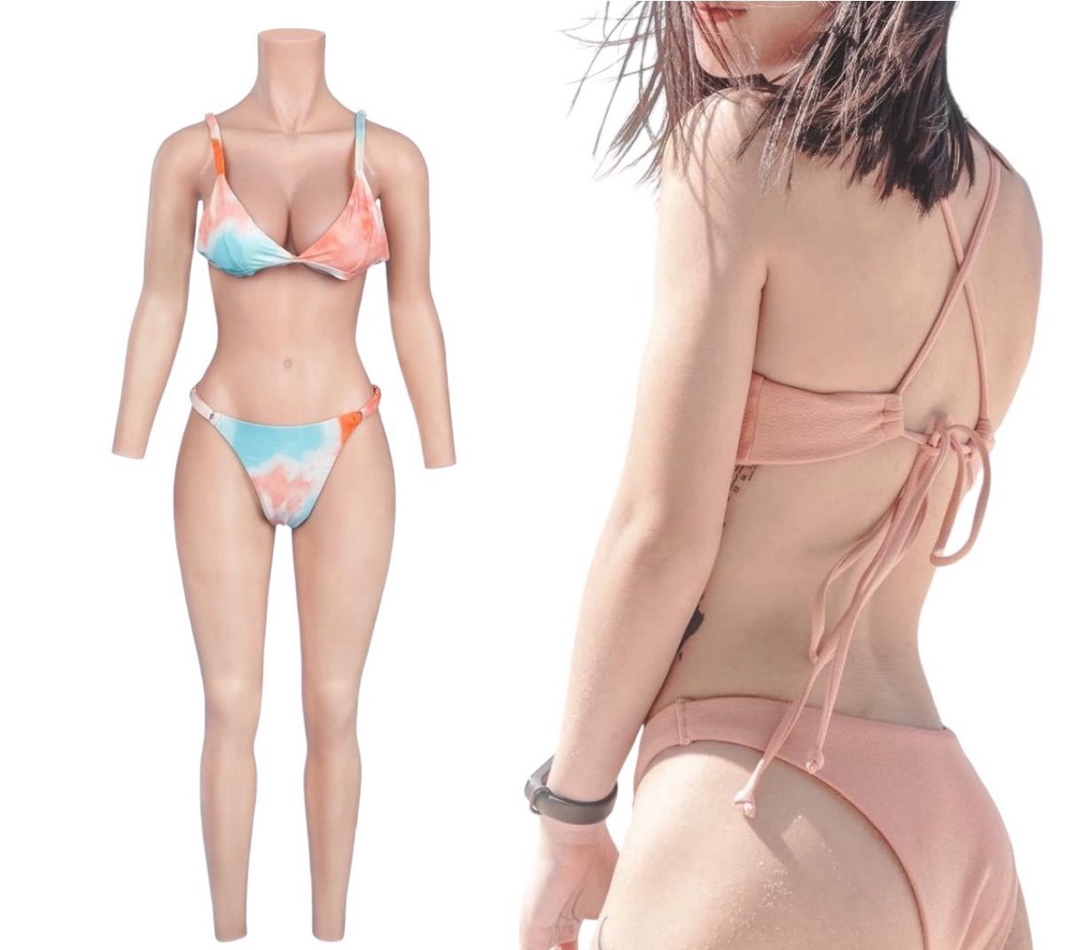 Amazon | シリコンバスト シリコンパンツ 2点セット 女装